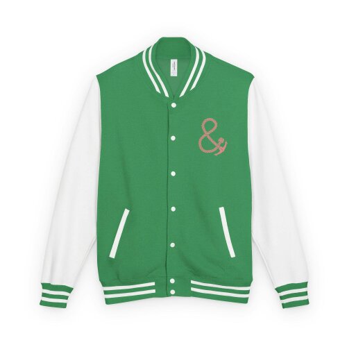 Anchor & Crew Court Etiquette Tennis Club League Cotton Varsity Letterman Jacket