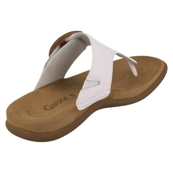 Gabor Ladies Gabor Toe Post Sandals With Buckle Detail 63.701
