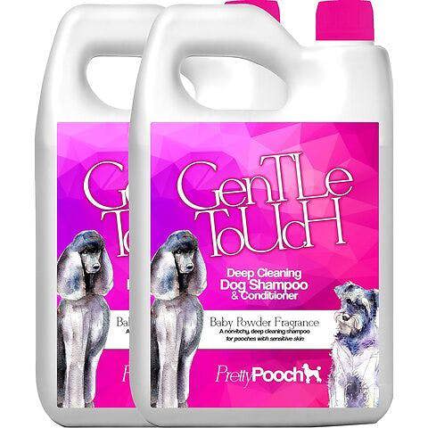 Pretty Pooch Gentle Touch Dog Shampoo & Conditioner - 10 Litres (Baby Powder Fragrance)