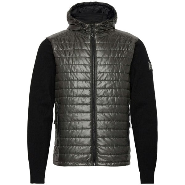 Belstaff Vert Zip Hooded Cardigan Jacket - Black