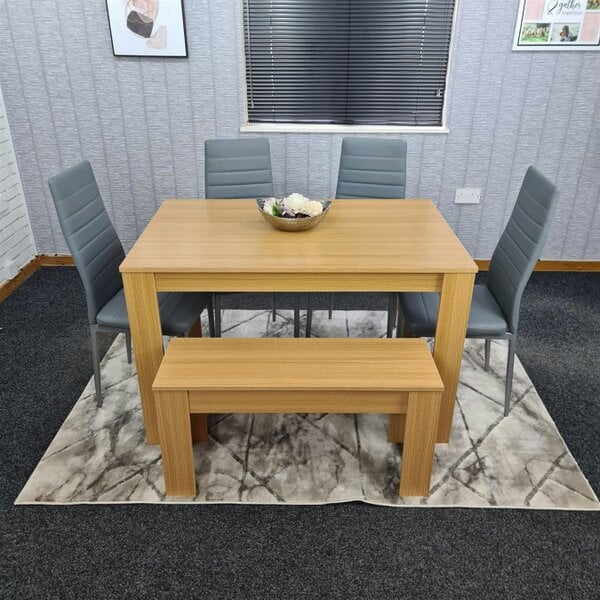 Kosy Koala Dining Table Set with 4 Chairs Dining Room and Kitchen table set of 4, and Benches