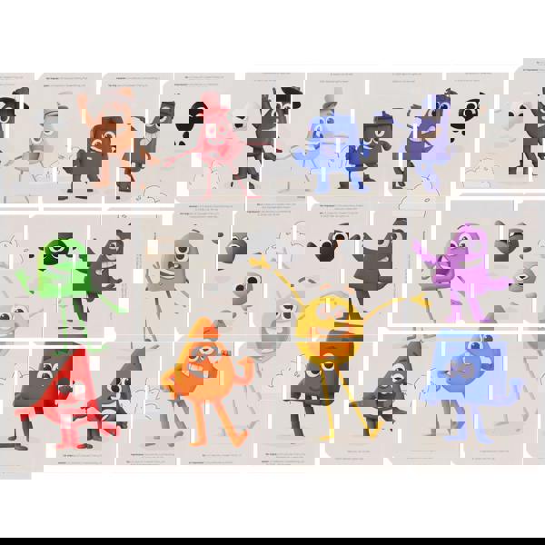 Colourblocks 12 Mini Books Box Set – I Am Red, Blue, Yellow & More Early Learning Colours Collection