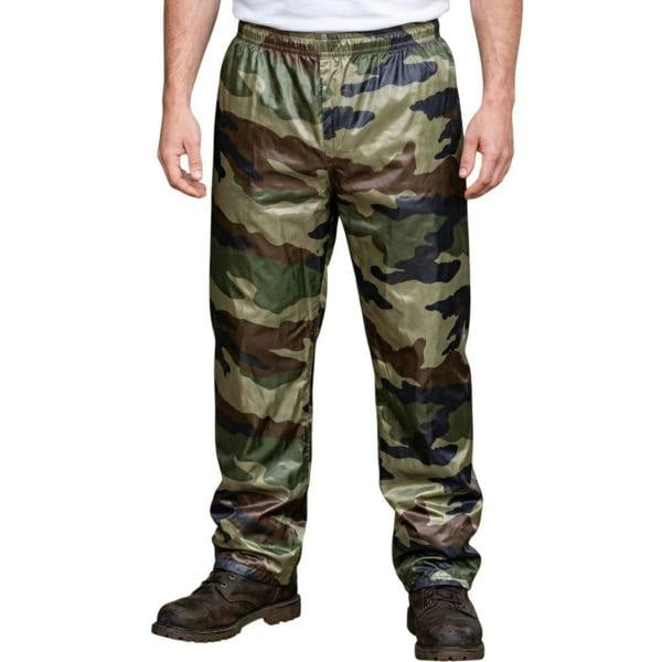 Arctic Strom Orbit waterproof camouflage trousers with elasticated waistband.