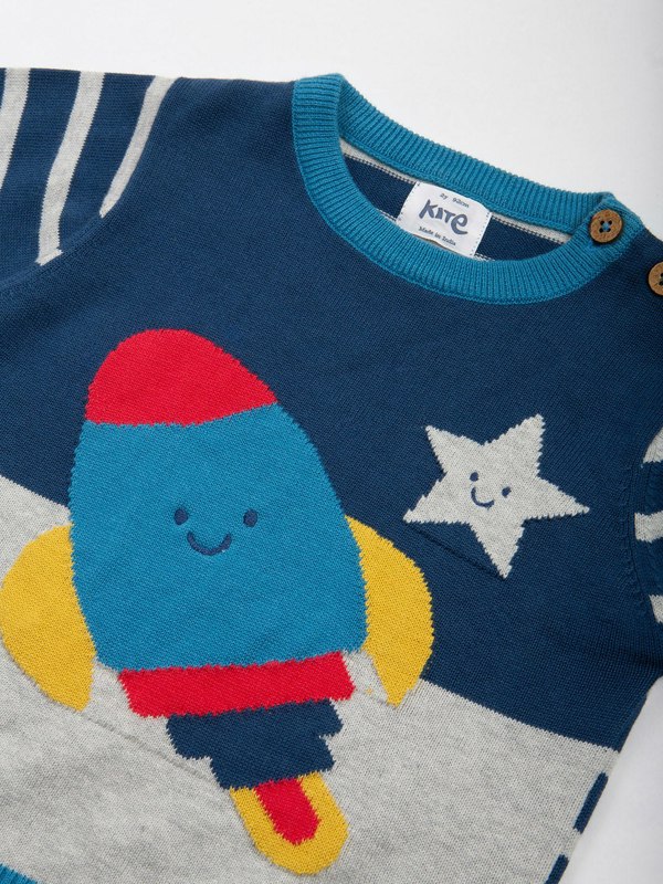 Kite Boys Organic Space Pals Jumper