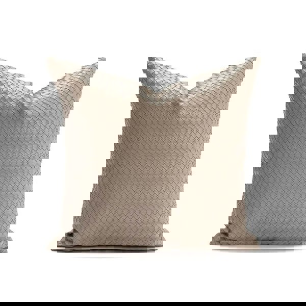 Anyhouz Pillowcase Khaki Woven Decorative Cushion Cover