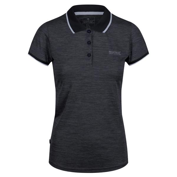 Regatta Womens/Ladies Remex II Polo Neck T-Shirt - Black - 