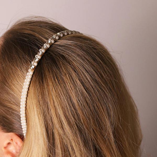 Gold Trip Belle Pearl Headband