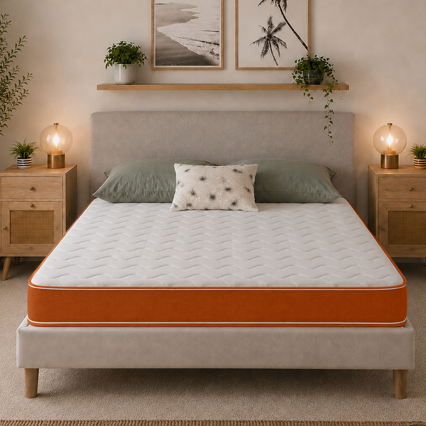eXtreme Comfort Shorty Memory Foam Sprung Mattress - Coil Springs & Memory Foam Layer