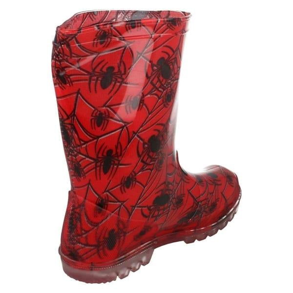 CHARACTER Boys Spiderman Wellington Boots GWI24046AA01SMZZ