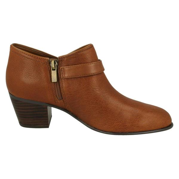 Clarks Ladies Clarks Buckle Detailed Ankle Boots Maypearl Milla