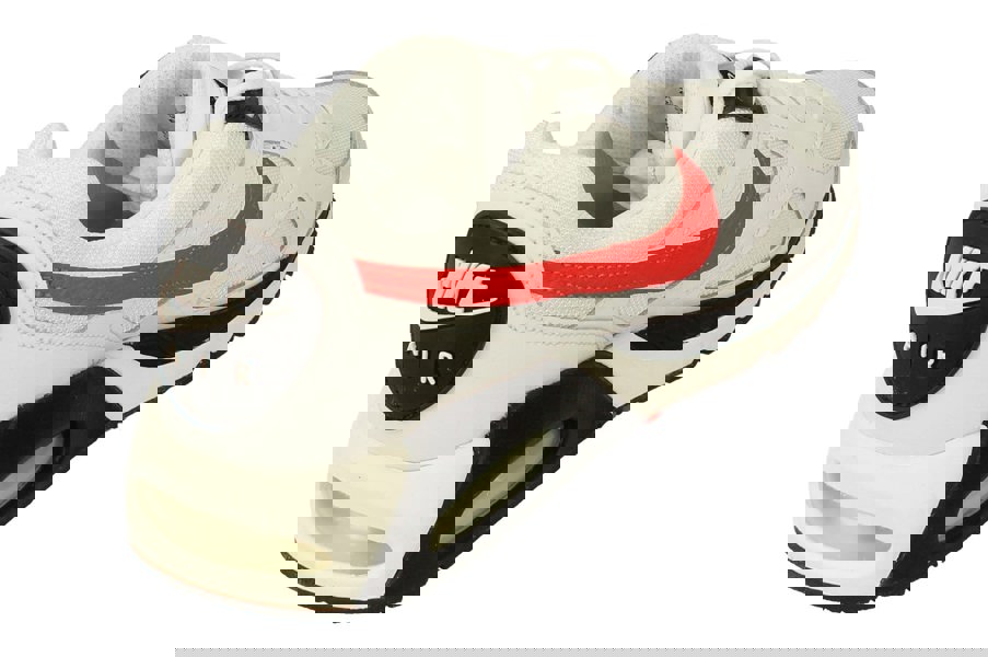 Nike Air Max Ivo GS Trainers 579995  101 - White Max Orange Black 101 - Photo 2