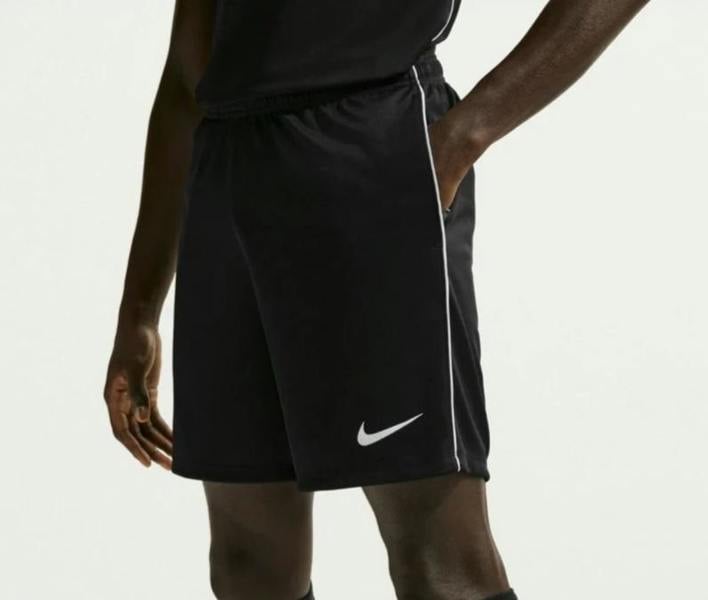 Nike Mens Park 26 Training Shorts Zip Pockets Black HM7146