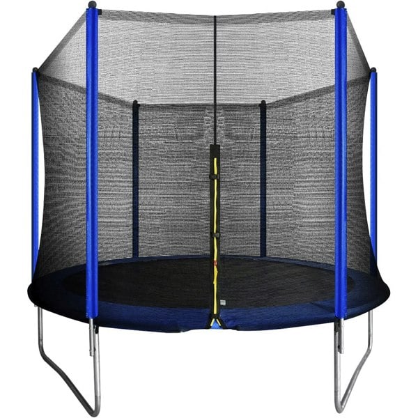 3m / 10ft Kids Trampoline & Safety Enclosure Net - 100KG Max Outdoor Garden Jump