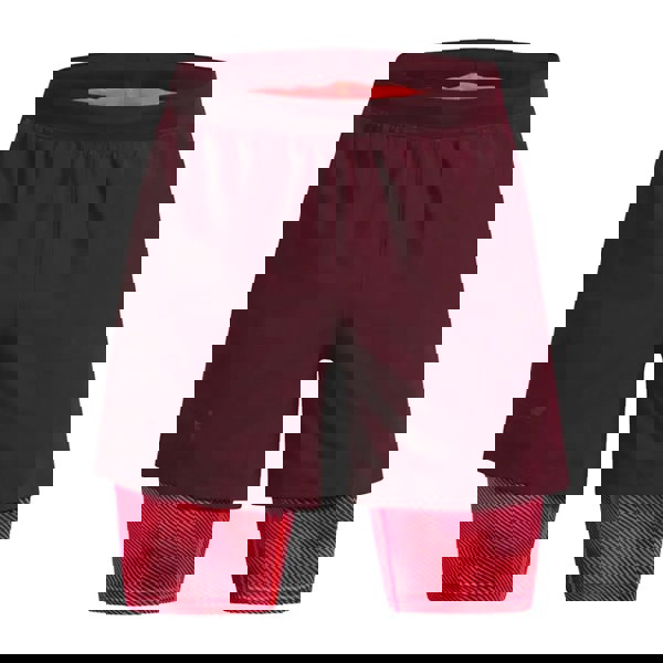 Under Armour Mens Launch 2 in 1 Shorts - Black