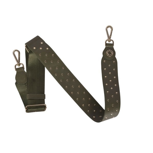 KeriKit England Stevie Studded Olive + Gold