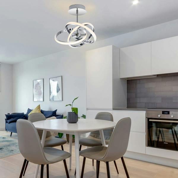 COSYLYTE Ridgley 3 Ring LED, Ceiling/Pendant Light