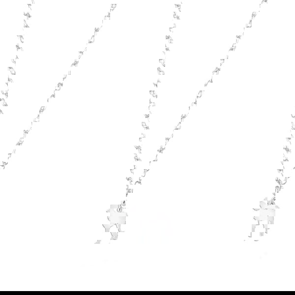 Irish Wolfhound Silhouette Silver Necklace - Personalised - MYLEE London