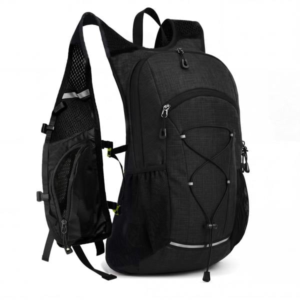 Swifto Hiking Backpack Foldable 20L Water Resistant Daypack For Camping Black