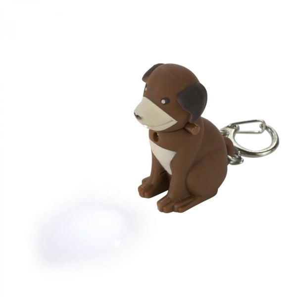 Regatta Great Outdoors Childrens/Kids Animal Keyring Torch - Brown