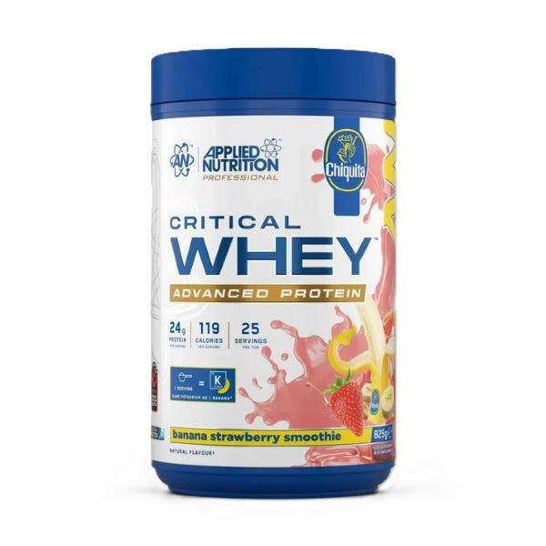 Applied Nutrition Critical Whey, Banana Strawberry Smoothie - 825g