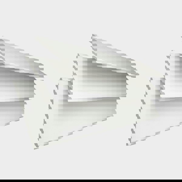 NewEdgeBlinds Ultra White Faux Wood Venetian Blinds with Tapes (130cm Drop)