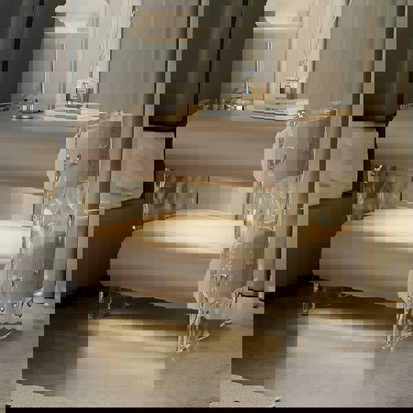 Rit Concept Figueroa Bedside Table With Storage & Light Strip