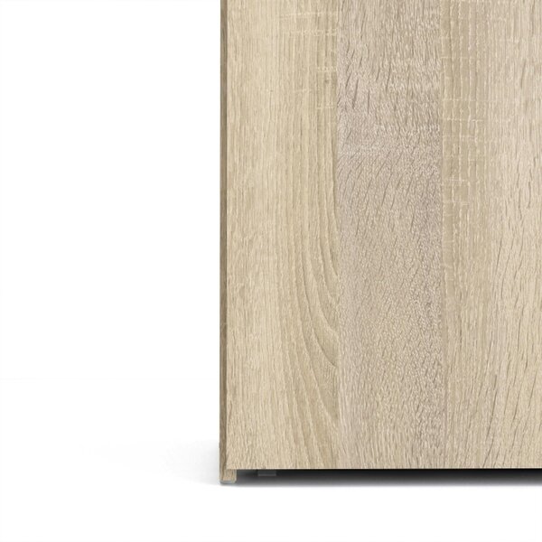 Wyld Haus Berlin Oak Effect Wardrobe 2 Doors, 3 Drawers 1 Shelf