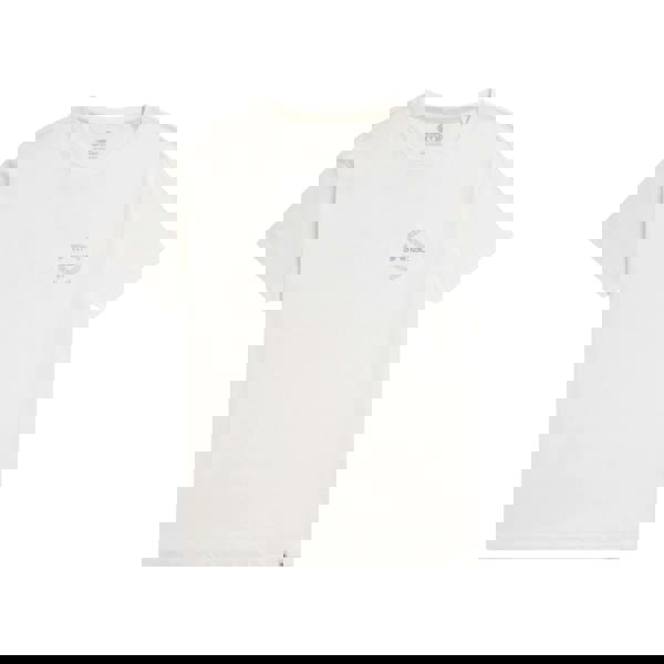 Animal Womens/Ladies Leena Graphic Print Organic T-Shirt - White - 