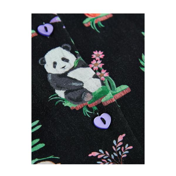 Cath Kidston Womens/Ladies Island Print Flowy Sleeveless Midi Dress - Black - 