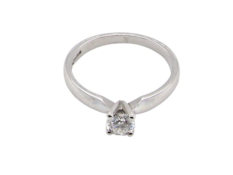 Vintage Tom A solitaire diamond ring