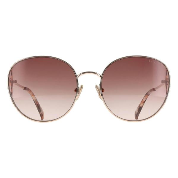 Ted Baker Sunglasses TB1775 Lake 401 Gloss Light Rose Brown Gradient