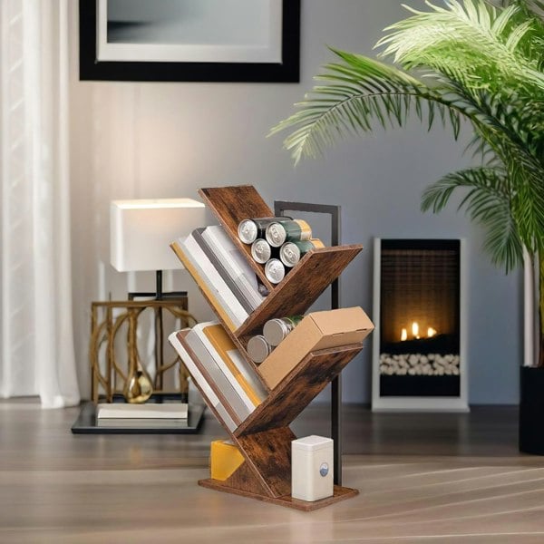 Rafaelo Mobilia Desk Tree Bookshelf