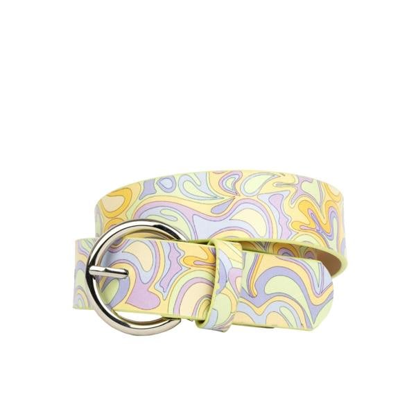 Embassy London Emma - Pastel Paisley - Women's Italian leather belt