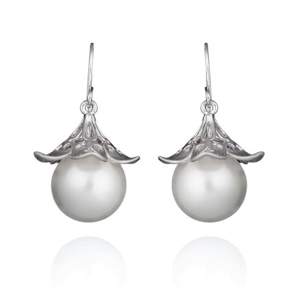 Large Pearl Drop Earrings for Women - namana.london