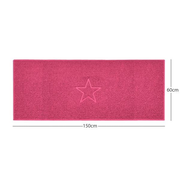 nicoman pink spaghetti indoor mat, multi colour options, free delivery, uk made