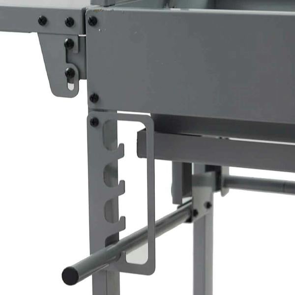 Gr8 Garden XL Stainless Steel Charcoal BBQ Grill with Side Shelf