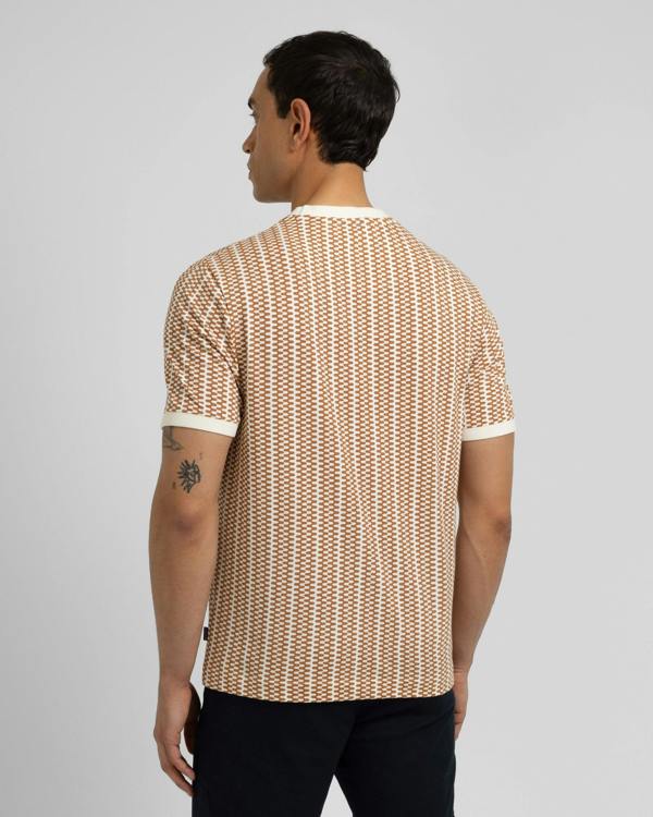 Steel & Jelly Pixley - Wavy Stripe Printed T-Shirt