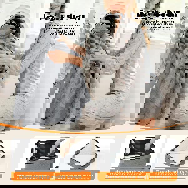 Skylos Pet Booster Dog Car Seat Safe Travel Carrier Bed Bag Basket Puppy Grey