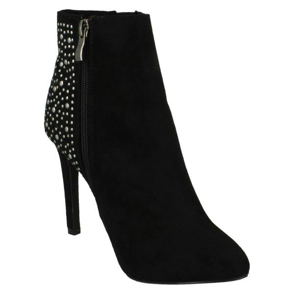 Anne Michelle Ladies Anne Michelle Slim Heel Ankle Boots