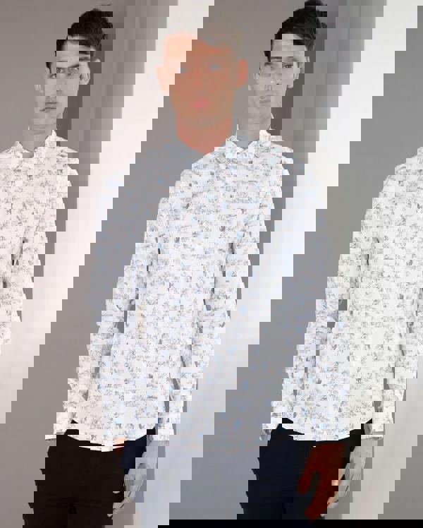 Steel & Jelly Limited Edition Toile Animal Print Long Sleeve Shirt