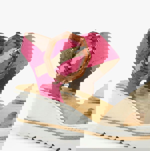 Rieker 67476-31 Womens Sandals - Beige Combination