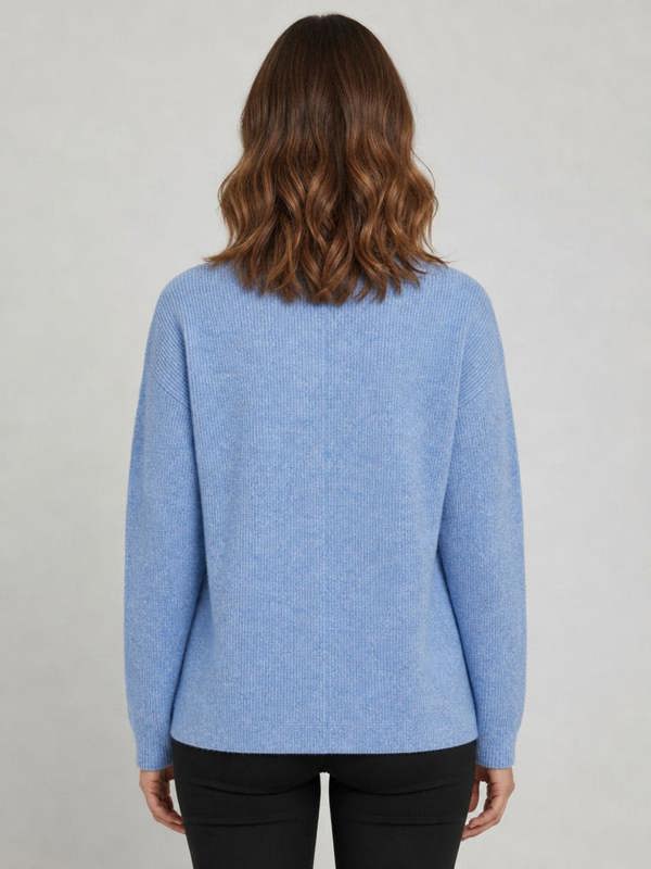 PennyPlain Crew Nk Long Sleeve - Cornflower