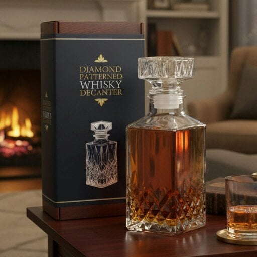 Kimm and Miller Classic Whisky Decanter Gift Set