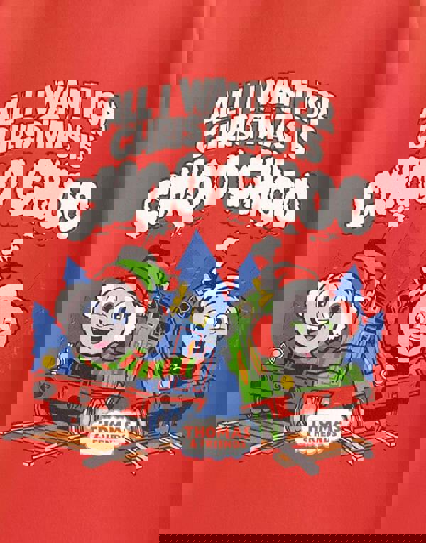 Thomas and Friends Unisex Kids Red Choo Choo Short Sleeved T-Shirt