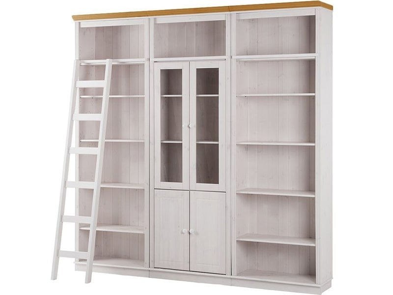 Dorel Home Anita Wall Unit D in White Honey