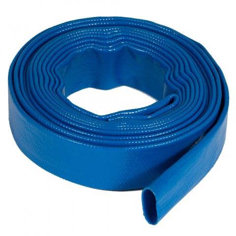 Mylek Pro-Kleen 5M PVC Heavy Duty Layflat Submersible Pump Hose For Flood Water, Hot Tubs, Ponds