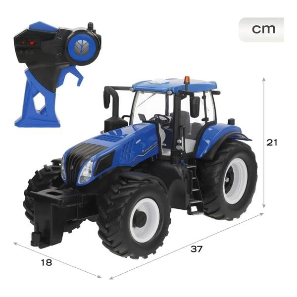 Dragodirect RC New Holland Tractor 2.4GHz Remote Control Farm Toy