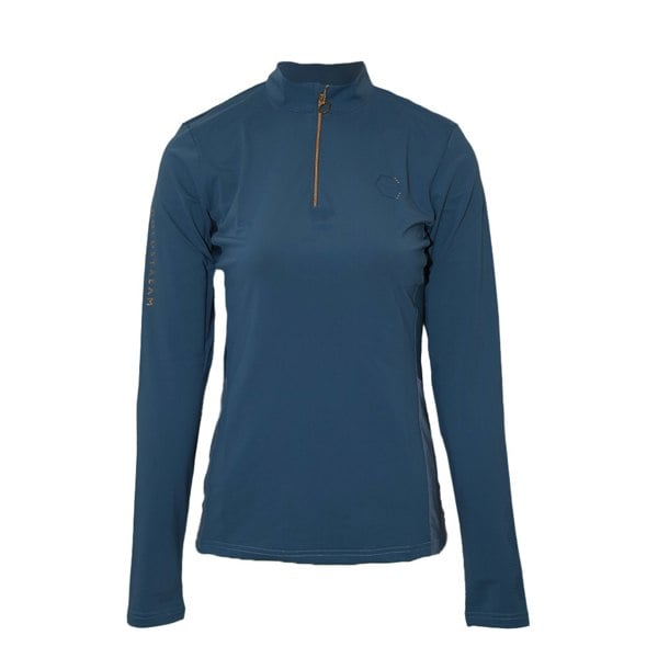 Coldstream Womens Ednam Base Layer Top - Slate Blue