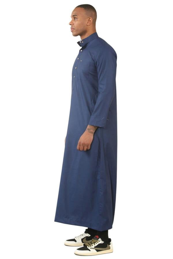 Infinity Leather Men's Thobe Arab Saudi Emirati Islamic Clothing Jubba Robe