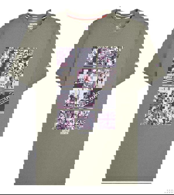 Lambretta Mens Mod Ska Multi Photo Graphic Scooter Casual T-Shirt